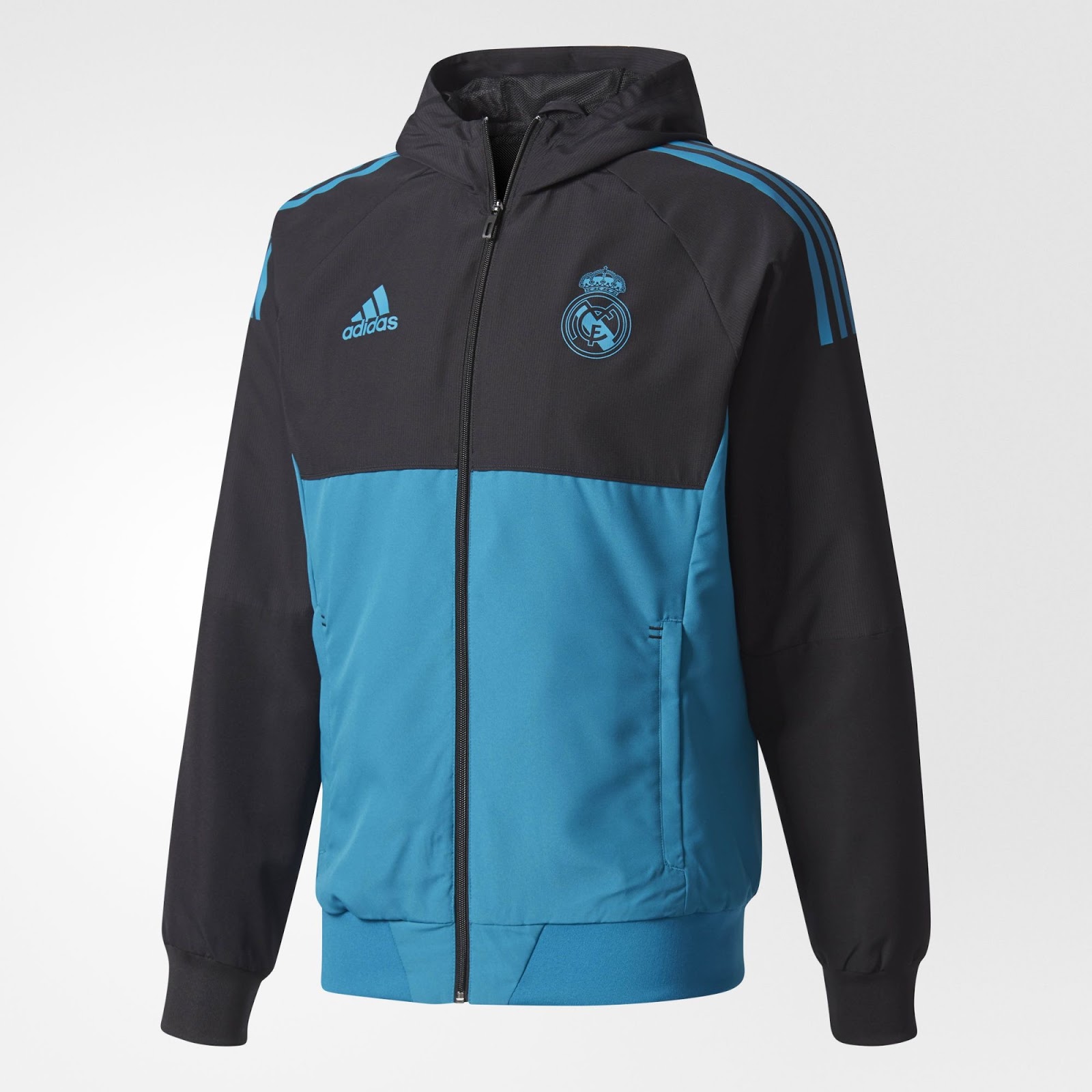 Adidas real top madrid jacket 2017